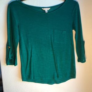 Charming Charlie Green Shirt